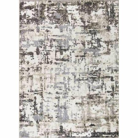 CHARLOTTE BATH Charlotte  7 ft. 10 in. x 9 ft. 10 in. Atlantis Rectangle Area Rug, Ivory 48367